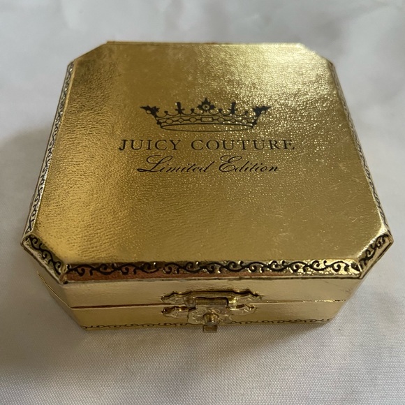 Limited Edition 2010 Juicy Couture Pam & Gela Pink Gold Class Ring Necklace - Picture 11 of 13